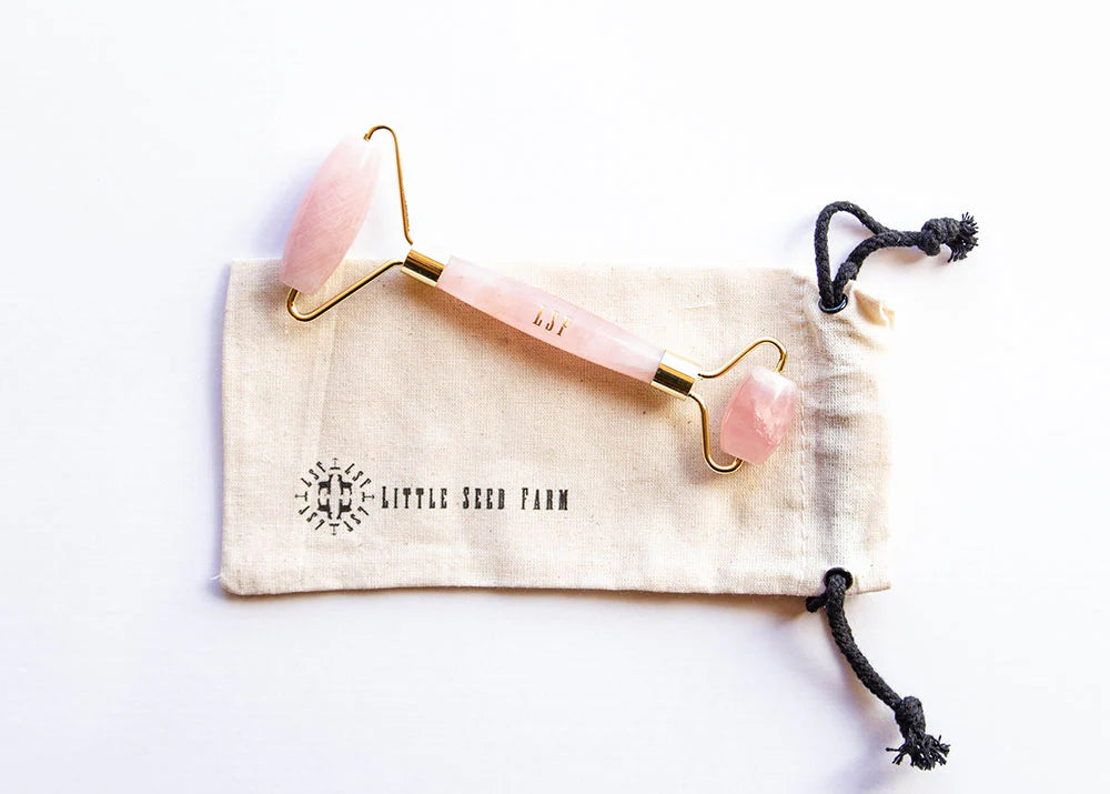 Little Seed Farm • Rose Quartz Facial Roller