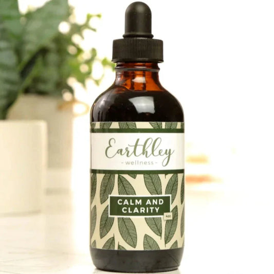 Earthley • Calm and Clarity - An Herbal Tincture 1oz