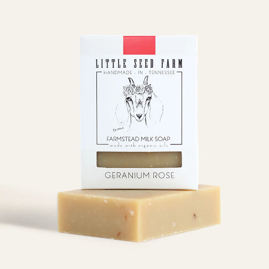 Little Seed Farm • Milk Soap Geranium Rose