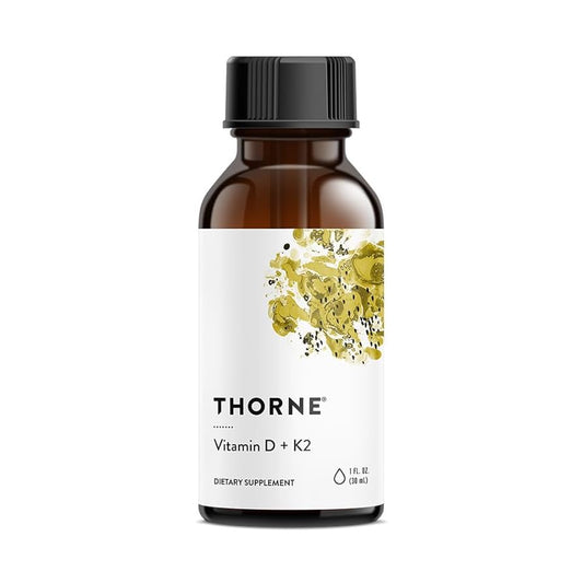 Thorne Vitamin D + K2 liquid drops